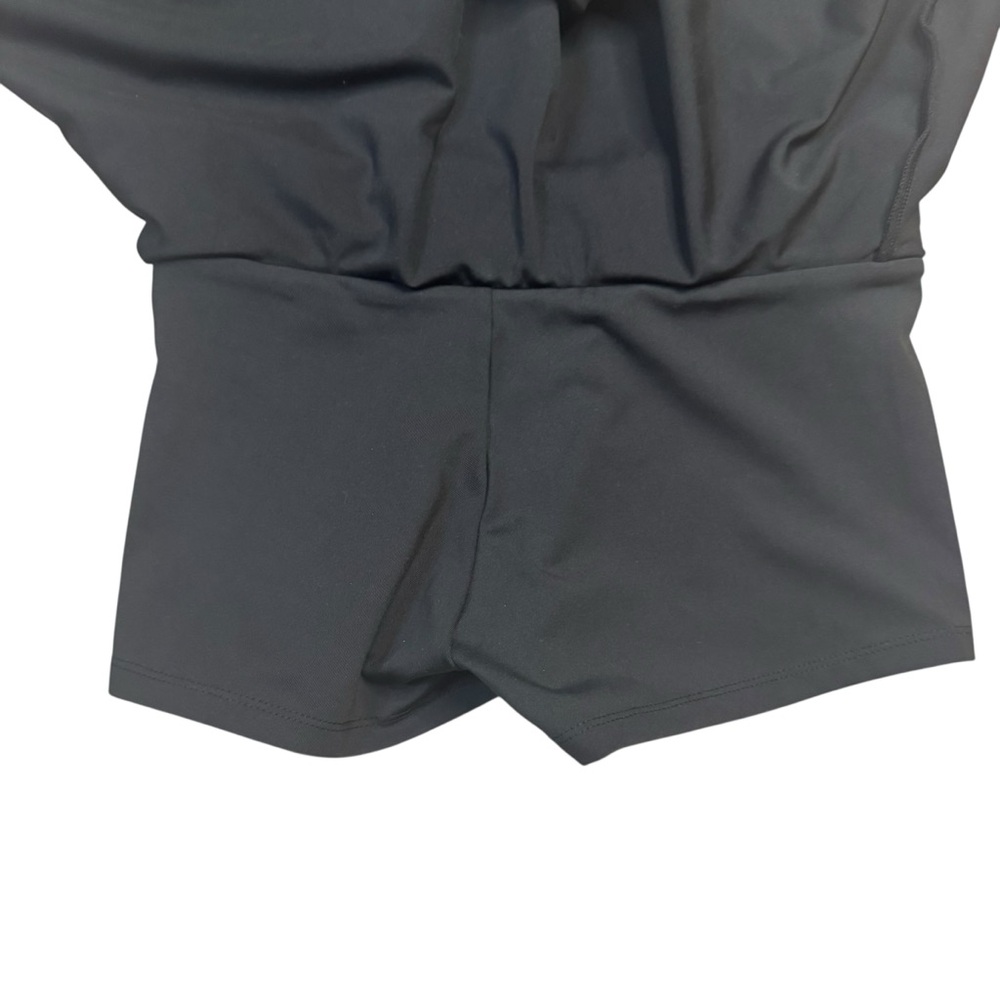 Black Athletic Skort with Embellished Waistband YL Like New - Picture 4 of 4